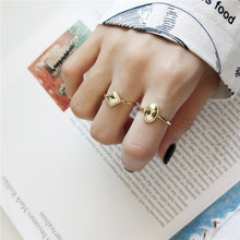 Load image into Gallery viewer, 925 Sterling Silver Personality Oval Ring Simple Fashion Diamond  Rings