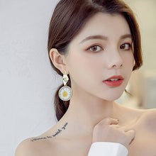 Load image into Gallery viewer, 925 silver needle circle earrings