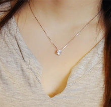 Load image into Gallery viewer, Rhinestone 925 Sterling Silver Crystal Necklaces