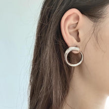 Load image into Gallery viewer, 925 Sterling Silver Nordic Spiral Earrings